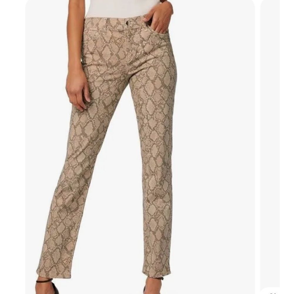 JOE'S Jeans Lara Mid-Rise Vesper Cigarette Ankle Jean, Beige/grey, Size 31, NWT